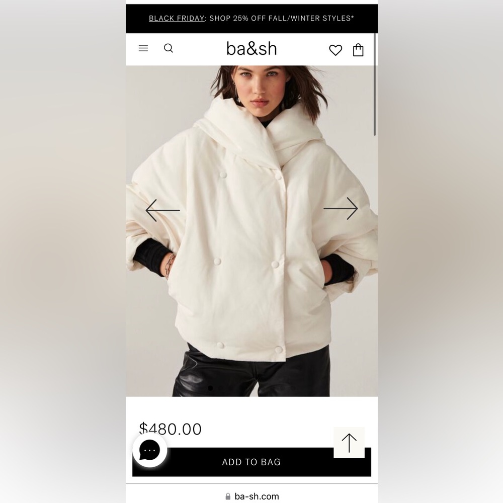 ba&sh Kali Coat